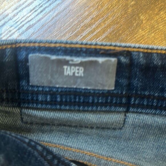 Revtown Taper  Jeans Men's W33 x L33 Stretch Blue Medium Wash Denim - Picture 11 of 13